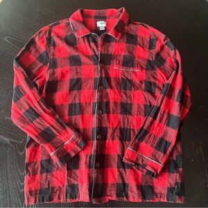Old Navy Red and Black Buffalo Plaid Flannel Shirt